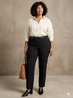 Rafaella Black Dress Pants Size 16 Excellent Condition